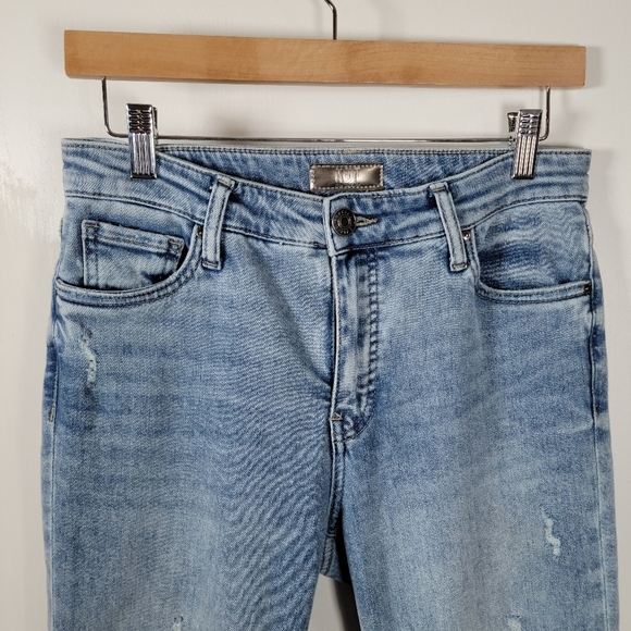 Kut From The Kloth Kelsey Fab Ab Ankle Flare Jeans Size 2 - Picture 3 of 10